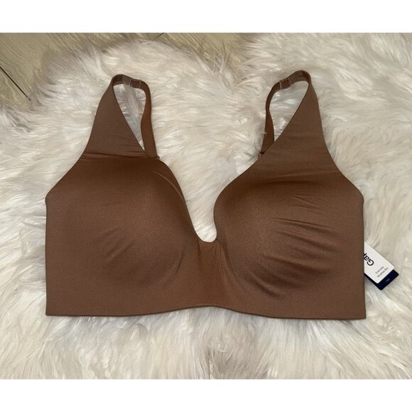 Gap Body Everyday Wire Free Bra Lightly Lined Womens 34D Brown New Nwt - Picture 2 of 6